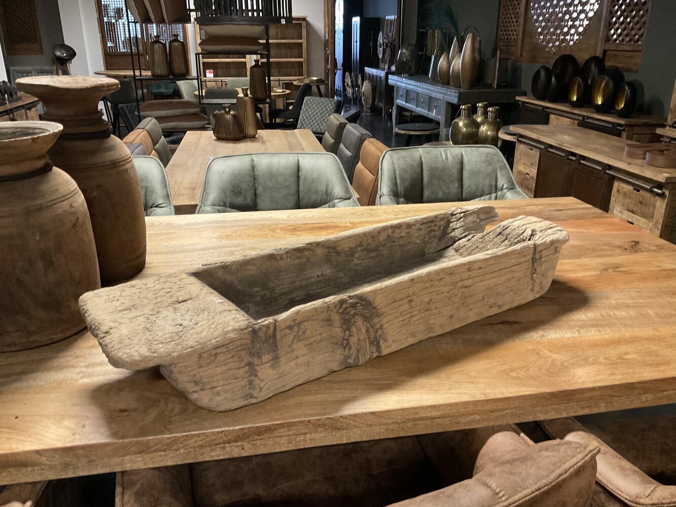 Oude Houten Trog Houten Bakken Schalen En Planken De Graef