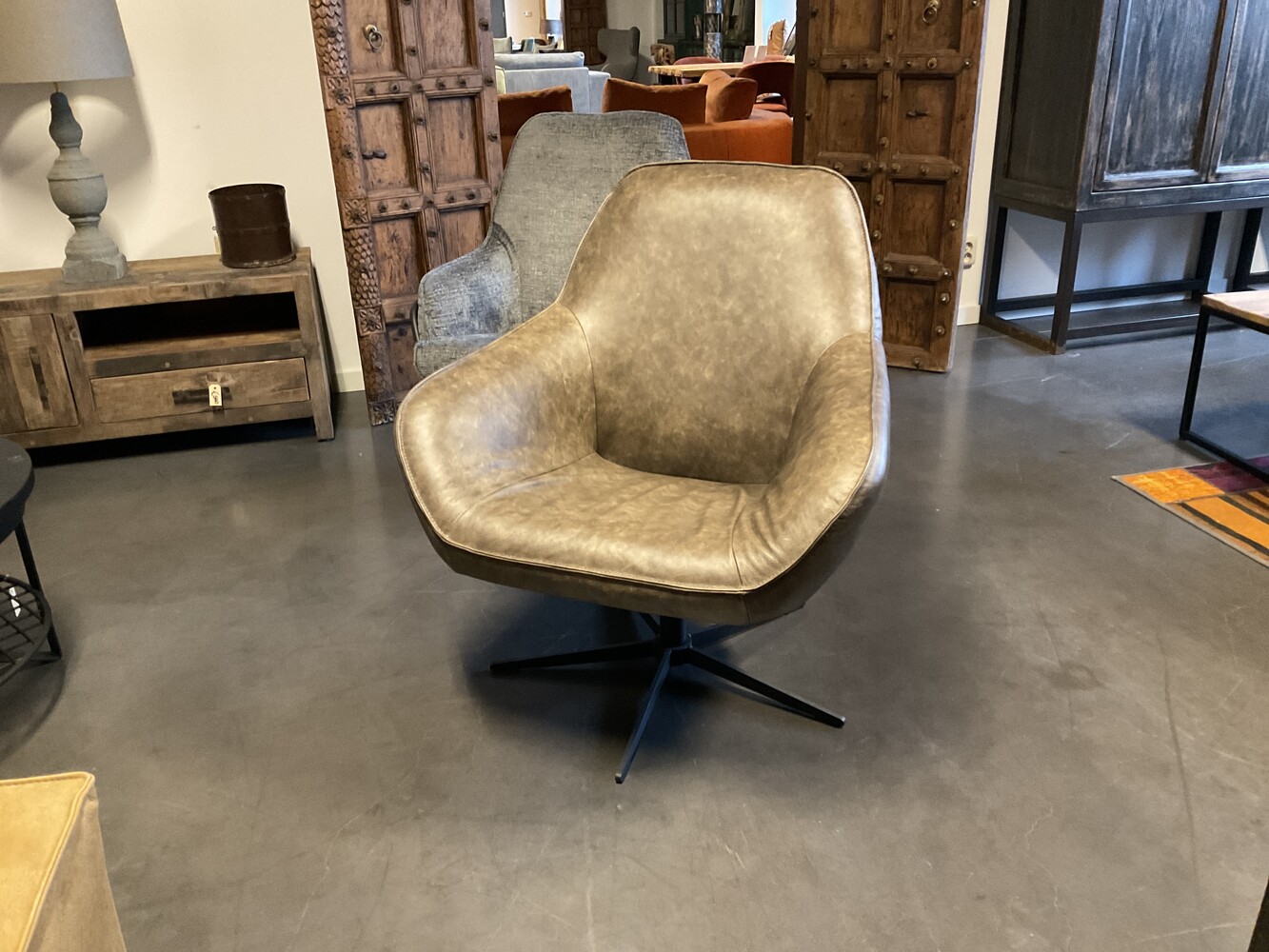 Stoer Fauteuil Hugo in Leder