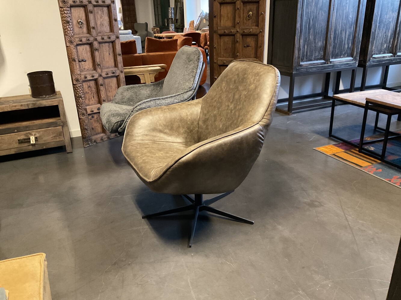 Stoer Fauteuil Hugo in Leder